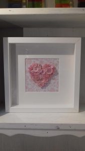 Rose Bud Love Heart Picture