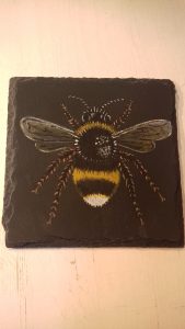 Bee Slate Coaster