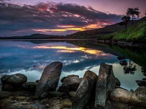 Dovestone Sunset Mirror